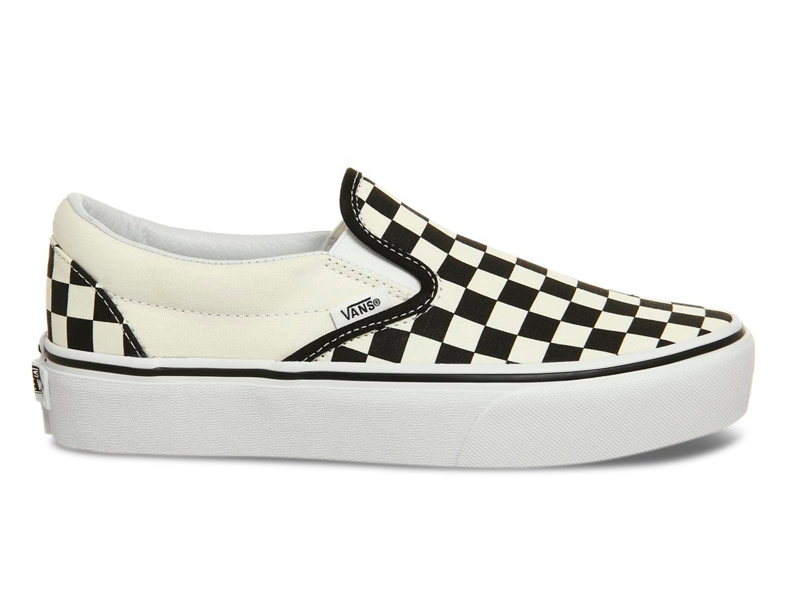 Slip on vans black and white checkerboard Clearance