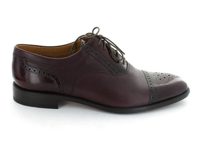 Loake Woodstock in Burgundy Leather outer view
