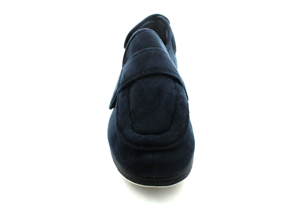 Padders Wrap in Navy Suede front view