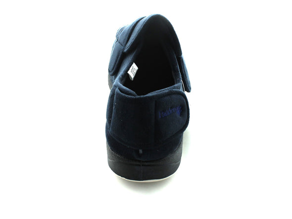 Padders Wrap in Navy Suede back view